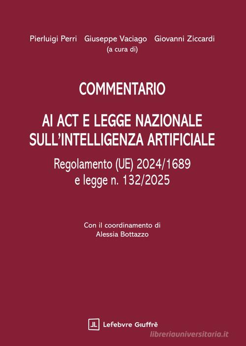 Commentario AI Act e Legge nazionale sull'intelligenza artificiale